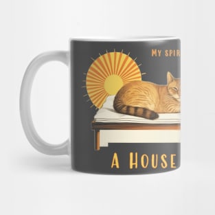 My Spirit Animal is a House Cat Mug